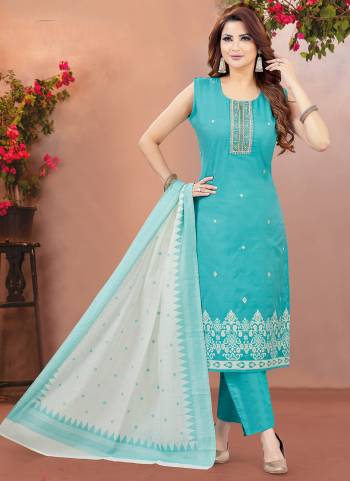 Looking These Suit in Fine Colored Pair With Bottom And Dupatta.These Top And Bottom Are Fabricated On Chanderi Silk Pair With Art Silk Dupatta.Its Beautified With Designer Embroidery Work.