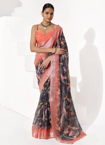 Attractive These Fancy Party Wear Saree in Fine Colored.These Saree Are Cotton Blend And Blouse is Fabricated On Cotton Blend Pair.Its Beautified With Disigner Printed Saree.