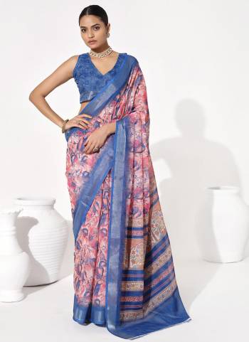 Attractive These Fancy Party Wear Saree in Fine Colored.These Saree Are Cotton Blend And Blouse is Fabricated On Cotton Blend Pair.Its Beautified With Disigner Printed Saree.