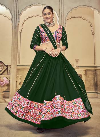 Looking These Navratri Wear Lehenga Choli in Fine Colored.These Lehenga Are Georgette Choli Are Georgette And Dupatta Are Fabricated On Georgette Pair.Its Beautified With Designer Embroidery Work.