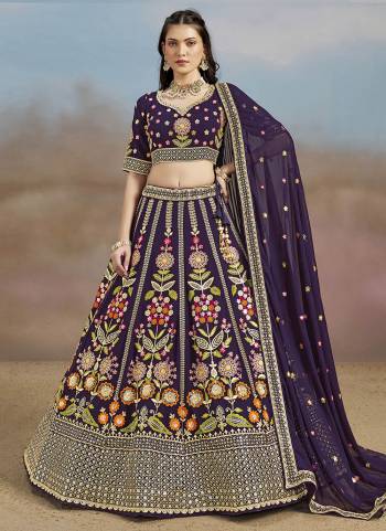 For A Designer Look,Grab These Lehenga Choli in Fine Colored.These Lehenga Are Georgette And Blouse Are Fabricated On Georgette Pair With Dupatta Are Georgette.Its Beautified With Designer Multy Thread,Dori,Jari,Sequance Embroidery Work.