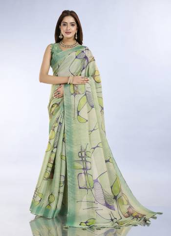 Looking These Party Wear Saree in Fine Colored.These Saree And Blouse is Fabricated On Erode Cotton.Its Beautified With Designer Digital Printed.