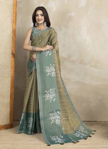 Looking These Party Wear Saree in Fine Colored.These Saree And Blouse is Fabricated On Erode Cotton.Its Beautified With Designer Digital Printed.