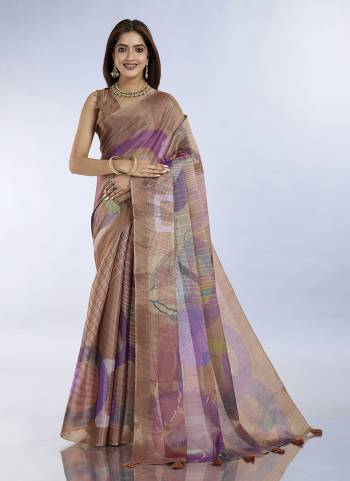 Looking These Party Wear Saree in Fine Colored.These Saree And Blouse is Fabricated On Erode Cotton.Its Beautified With Designer Digital Printed.