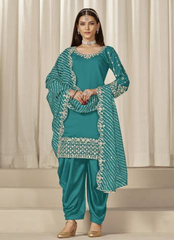 Looking These Beautiful Party Wear Fine Color Salwar Suits.These Top Are Roman Silk And Dupatta Are Organza And Bottom Santoon Fabricated.Its Beautified With Designer Embroidery Work.