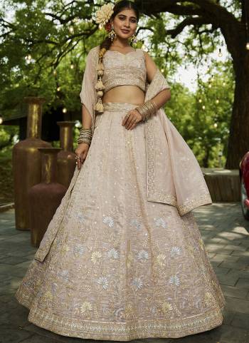  Looking This Party Wear Fine Color Fancy Heavy Designer Choli And Lahenga Fabriced On Tissue And Dupatta Tissue In Fabricated Beautified With Attrective Designer Sequance Embroidery Work. Buy Now.
