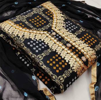 Garb This Festive Season In A Proper Look Wearing This Weaved Straight Suit In Fine Color. This Pretty Suit Is Banarasi Jacquard With Printed Based Beautified With Nazneen Bandhni Printed Dupatta. Its Fabric Gives A Rich Look To Your Personality