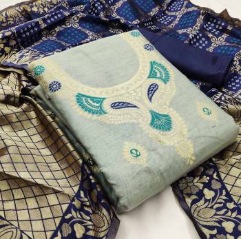 Garb This Festive Season In A Proper Look Wearing This Weaved Straight Suit In Fine Color. This Pretty Suit Is Banarasi Jacquard Based Beautified With Dupatta. Its Fabric Gives A Rich Look To Your Personality
