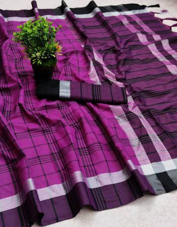 Adorn The Pretty Angelic Look Wearing This Heavy Wevon Designer Saree In Fine Color Paired With Blouse. This Saree Is Fabricated On Cotton Silk Paired With Cotton Silk Fabricated Blouse. Its Pretty Color Pallete Will Give An Attractive Look To Your Personality. 