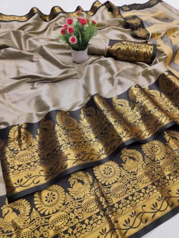 Garb This Pretty Angelic Look Wearing This Heavy Wevon Jacquard Designer Saree In Fine Color Paired With Blouse. This Saree Is Fabricated On Cotton Silk Paired With Cotton Silk Fabricated Blouse. Its Pretty Color Pallete Will Give An Attractive Look To Your Personality. 