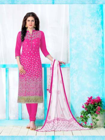 Heavy Cambric Cotton With Embroidery Work Salwar Kameez Collection