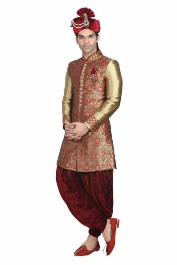 Indo-western Dhoti-Pants Style Mens Wear Collection