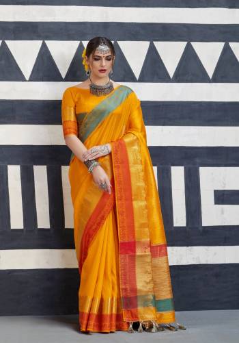 Orange Color Induces Perfect Summery Appeal To Any Outfit, So Grab This Attractive Saree In Nylon Art Silk. This Saree Is Easy To Drape And And Carry All Day Long. Buy This Saree Now.