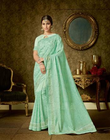 Elegant style and immaculate detailing is what this beautiful saree is made up of. Flaunt your refined style and be the UNIQUE one. 