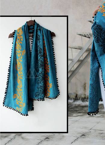 Unisex stoles for men and women Rich embroidered Stole with jute lace.
For Women Wear It As Dupatta, Stoles Shawl And 
For Men Wear It As A Stole On Casual And Dupatta On Kurta For Ethnic Occasions.
Rich Floral Embroidered  Dupatta With Black Pompom On All The Four Sides