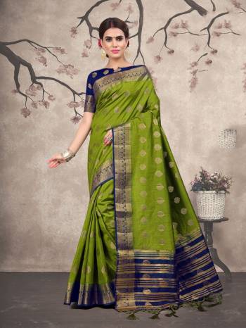 Celebrate This Festive Season Wearing This Beautiful Silk Based Which Gives A Rich Look To Your Personality. Also This Art Silk Fabricated Saree Is Light In Weight And Quite Durable Fabric. Buy This Now.