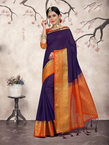 Celebrate This Festive Season Wearing This Beautiful Silk Based Which Gives A Rich Look To Your Personality. Also This Art Silk Fabricated Saree Is Light In Weight And Quite Durable Fabric. Buy This Now.