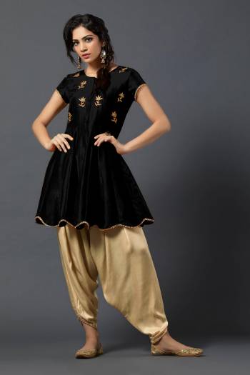 Grab The Seasons Trend With This Designer Readymade Pair Of Dhoti. Its Top Is Silk Based Paired With A Very Soft And Comfortable Muslin Fabricated Dhoti. This Lovely Dress Ensures Superb Comfort all Day Long. Buy Now.