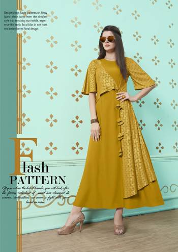 Celebrate This Festive Season With Beauty And Comfort Wearing This Designer Readymade Kurti Fabricated On Cotton With Different Cuts. It Is Light In Weight And Soft Towards Skin Which Ensures Superb Comfort Througout The Gala.