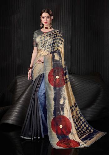 Celebrate This Festive Season with Beauty And Comfort Wearing This Printed Saree Fabricated On Linen Silk. Its Rich Fabric Will Give A Great Look To Your Personality. Buy Now.