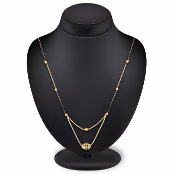 Simple And Elegant Looking Mangalsutra Is Here Which Can Be Paired With Any Type Of Attire. Also It Is Light In Weight Which Is Easy To carry All Day Long.