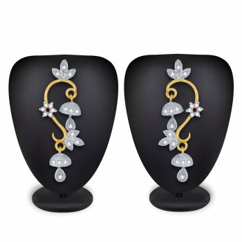 Give More Pretty Look To Your Attire By Pairing It Up With This Lovely Pair Of Earring Which Can Suit Wilth Any Colored Traditional Attire. Also It Is Light In Weight And Easy To Carry All Day Long. 