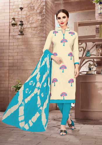 Simple And Elegant Looking Pretty Dress Material Is Here For Your Casual Or Semi-Casuals. This Dress Material Is Fabricated On Cotton Paired With Chiffon Fabricated Dupatta, Its Fabrics Ensures Superb Comfort All Day Long. 