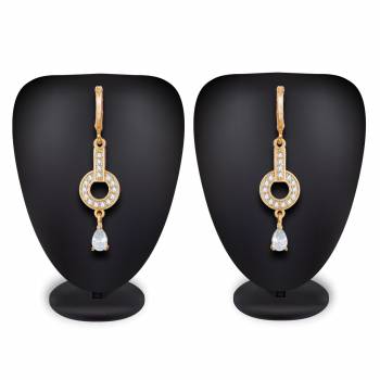 Grab This Pretty Elegant Looking Set Of Earrings Which Can Be Paired With Any Colored Or Any Type Of Attire, Western Or Ethnic