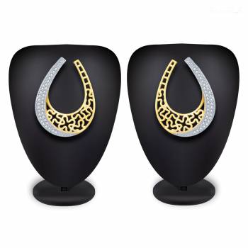 Give More Pretty Look To Your Attire By Pairing It Up With This Lovely Pair Of Earring Which Can Suit Wilth Any Colored Traditional Attire. Also It Is Light In Weight And Easy To Carry All Day Long.