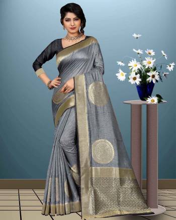 Grab This Designer Saree For The Upcoming Festive Season. This Saree Is Fabricated On Moonga Art Silk Paired With Art Silk Fabricated Blouse. This Rich Silk Based Saree And Its Weave Will Earn You Lots Of Compliments From Onlookers. 