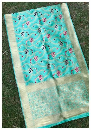 Pair Up This Beautiful Dupatta With Your Simple Or Heavy Suit. This Pretty Dupatta Is Fabricated On Banarasi Art Silk Beautified with Weave All Over. It Is Light In Weight And Easy To Carry all Day Long.?