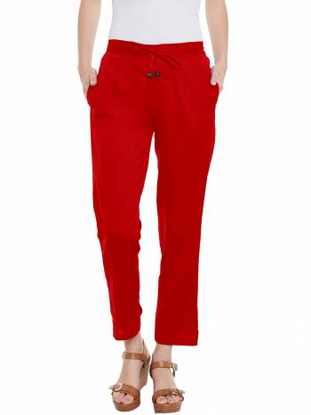 Grab This Pant For Your Casual Or Offiice Wear. This Pretty Free Sized Pant Is Fabricated On Rayon. Its Fabric Is Light In Weight And Easy To Carry All Day Long.