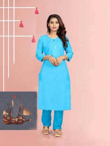 Beat The Heat This Summer With Some Casuals Like These Readymade Kurti Fabricated On Cotton. This Pretty Kurtis Are Available In All Regular Sizes Which Also Ensures Superb Comfort All Day Long. 