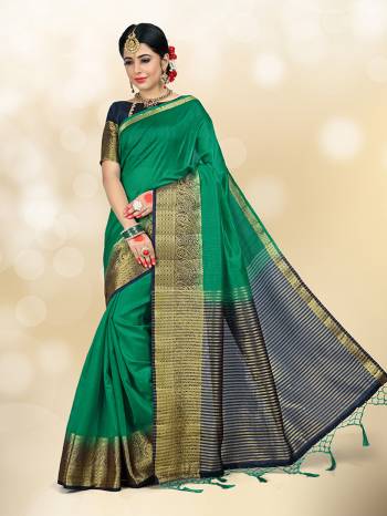 Celebrate This Festive Season Wearing This Beautiful Silk Based Which Gives A Rich Look To Your Personality. Also This Art Silk Fabricated Saree Is Light In Weight And Quite Durable Fabric. Buy This Now.