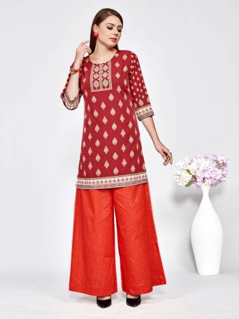 Be It Your College Wear, Daily Wear Or Office Wear. These Trending Short Kurtis Are Suitable For All. This Pretty Kurti Is Fabricated On American Crepe Beautified With Prints And It Is Available In all Regular Sizes. Buy Now