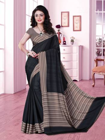 Comfort Is The First Priority When You Go To Your Work Place. So Keeping Your Comfort In Mind This Printed Saree Is Designed As A Uniform For Your Work Place. This Saree And Blouse are Fabricated On Crepe Silk Beautified With Prints Which Is Also Light In Weight And Easy To Carry All Day Long