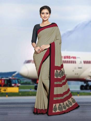 Here Is Very Pretty Printed Saree Fabricated On Poly Cotton Paired?With Running Blouse, This Pretty Formal Printed Saree Is Best Suitable For Your Work Place As It Is Light Weight And Esnures Superb Comfort All Day Long. Also It Can Be Used As Uniform At Different Places Like Airports, Hospitals And Hotels. Buy Now