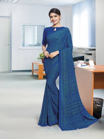 Here Is Very Pretty Printed Saree Fabricated On Poly Cotton Paired?With Running Blouse, This Pretty Formal Printed Saree Is Best Suitable For Your Work Place As It Is Light Weight And Esnures Superb Comfort All Day Long. Also It Can Be Used As Uniform At Different Places Like Airports, Hospitals And Hotels. Buy Now