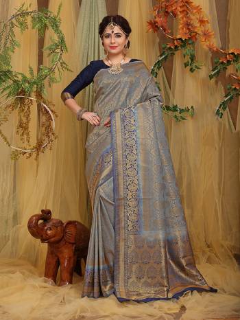 For A Rich And Elegant Look, Grab This Designer Silk Based Saree . This Saree Is Fabricated On Jacquard Silk Paired With Art Silk Fabricated Blouse Beautified With Heavy Weave All Over It.