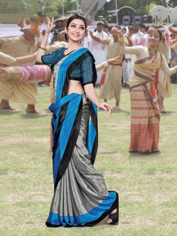 Here Is Very Pretty Printed Saree Fabricated On Art Silk Paired With Running Blouse, This Pretty Formal Printed Saree Is Best Suitable For Your Work Place As It Is Light Weight And Esnures Superb Comfort All Day Long. Also It Can Be Used As Uniform At Different Places Like Airports, Hospitals And Hotels. Buy Now