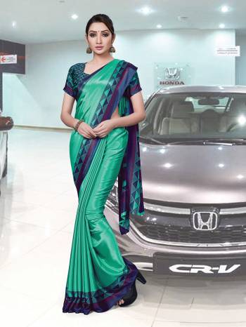 Here Is Very Pretty Printed Saree Fabricated On Art Silk Paired With Running Blouse, This Pretty Formal Printed Saree Is Best Suitable For Your Work Place As It Is Light Weight And Esnures Superb Comfort All Day Long. Also It Can Be Used As Uniform At Different Places Like Airports, Hospitals And Hotels. Buy Now