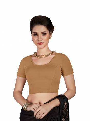 Grab This Super Comfy Readymade Blouse To Pair Up With Your Simple Or Designer Saree. This Blouse Is Fabricated On Stretchable Cotton Which Is In Free Size. Its Fabric Is Soft Towards Skin And Ensures Superb Comfort All Day Long.