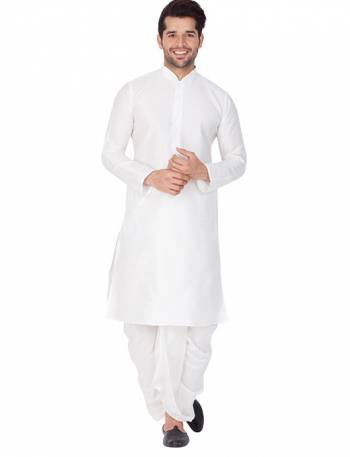 Celebrate This Festive Season In Traditional Style With This Readymade Pair Of Dhoti And Kurti. This Dhoti Kurta Is Fabricated On Cotton Silk Which Is Light Weight , Durable And Easy To Carry All Day Long. Also It Is Available In All Sizes. Buy Now.