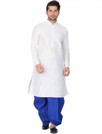 Grab This Royal Set Of Dhoti Kurta For Men's Wear In Maroon And Cream Color. This Readymade Pair Is Fabricated On Cotton Silk Which Gives A Rich Look To Your Personality. Also Its Is Available In All Sizes, Choose As Per Your Desired Fit And Comfort. Its Fabric Is Rich In Class And Durable. Buy Now.