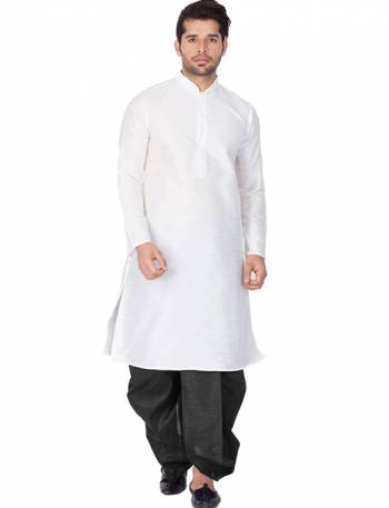 Celebrate This Festive Season In Traditional Style With This Readymade Pair Of Dhoti And Kurti. This Dhoti Kurta Is Fabricated On Cotton Silk Which Is Light Weight , Durable And Easy To Carry All Day Long. Also It Is Available In All Sizes. Buy Now.