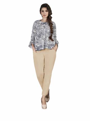 Grab This Lovely Comfortable Pants For Your Casual Or Semi-Casuals. It Is Plain And Fabricated On Stretchable Cotton Which Ensures Superb Comfort All Day Long. Also You Can Pair It Up With Top, Tunics Or Kurtis. Buy Now.