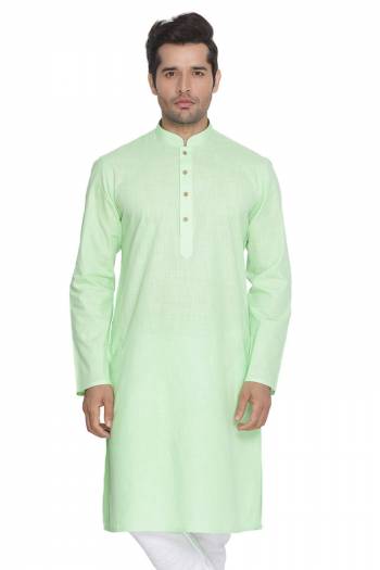 Grab This Amazing Readymade Kurtas For Men Fabricated On Cotton. This Kurta Is Suitable For Festive Wear Or Any Wedding Functions. It Is Light In Weight and Can Be Paired With Any Kind Of Bottom Like Chudidar, Pyjama Or Even Denims. Its Fabric Is Soft Towards Skin And Avialable In All Sizes. Buy Now.