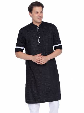 Grab This Amazing Readymade Kurtas For Men Fabricated On Cotton. This Kurta Is Suitable For Festive Wear Or Any Wedding Functions. It Is Light In Weight and Can Be Paired With Any Kind Of Bottom Like Chudidar, Pyjama Or Even Denims. Its Fabric Is Soft Towards Skin And Avialable In All Sizes. Buy Now.