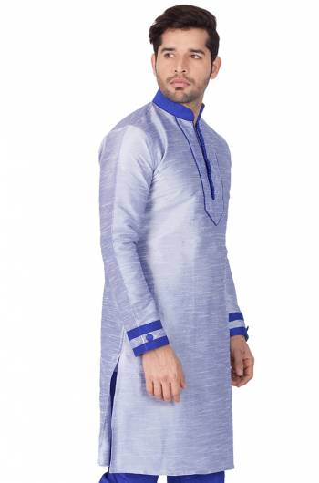 Grab This Amazing Readymade Kurtas For Men Fabricated On Cotton Silk.?This Kurta Is Suitable For Festive Wear Or Any Wedding Functions. It Is Light In Weight and Can Be Paired With Any Kind Of Bottom Like Chudidar, Pyjama Or Even Denims. Its Fabric Gives A Rich Look To Your Personality And Ensures Superb Comfort All Day Long. Avialable In All Sizes. Buy Now.