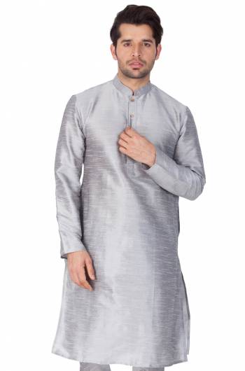 Grab This Amazing Readymade Kurtas For Men Fabricated On Cotton Silk.?This Kurta Is Suitable For Festive Wear Or Any Wedding Functions. It Is Light In Weight and Can Be Paired With Any Kind Of Bottom Like Chudidar, Pyjama Or Even Denims. Its Fabric Is Soft Towards Skin And Avialable In All Sizes. Buy Now.